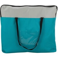Opvouwbare puppyren turquoise grijs 130 x 130 x 55 cm