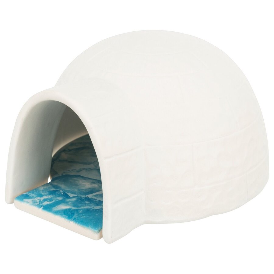 Iglo met koelplaat voor hamster en muis