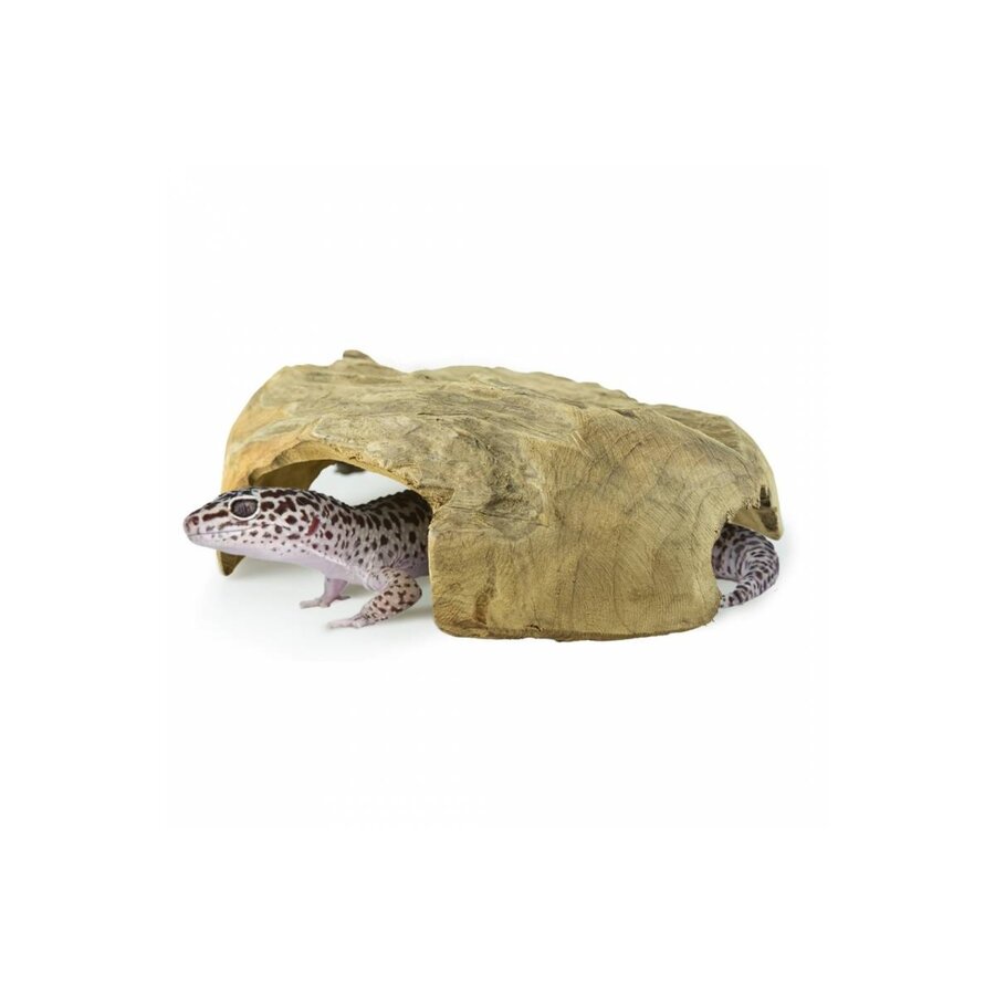 Teaky House teakhouten schuilhuis voor knaagdieren en reptielen