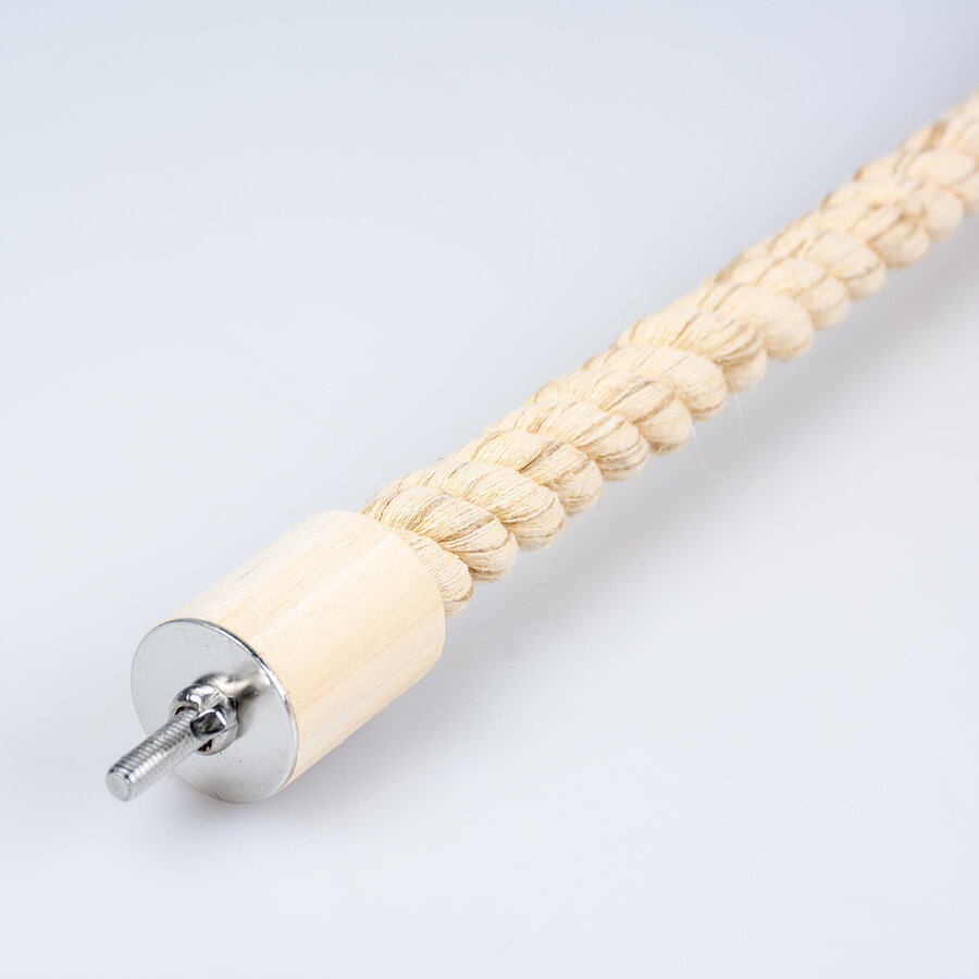 Zitstok katoen & sisal beige voor vogels en knaagdieren