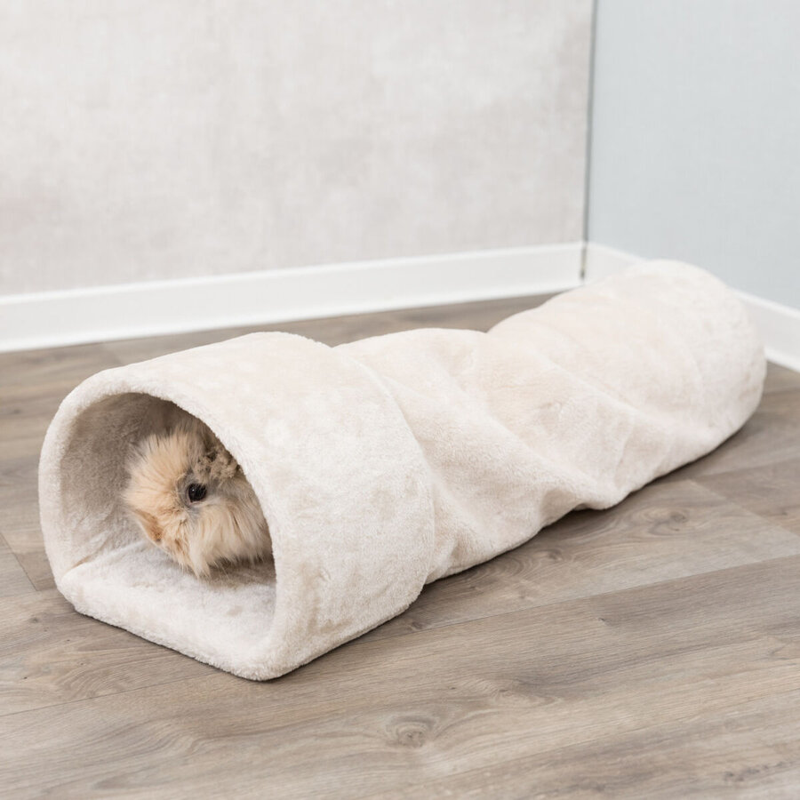 Zachte relax-tunnel voor cavia’s en dwergkonijnen