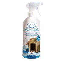 Kooi- en kennelreiniger spray gebruiksklaar voor hokken, kooien en kennels