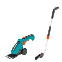 Accugrasschaar ComfortCut Li Set 3,6V met telescoopsteel, wielen en 8 cm grasmes