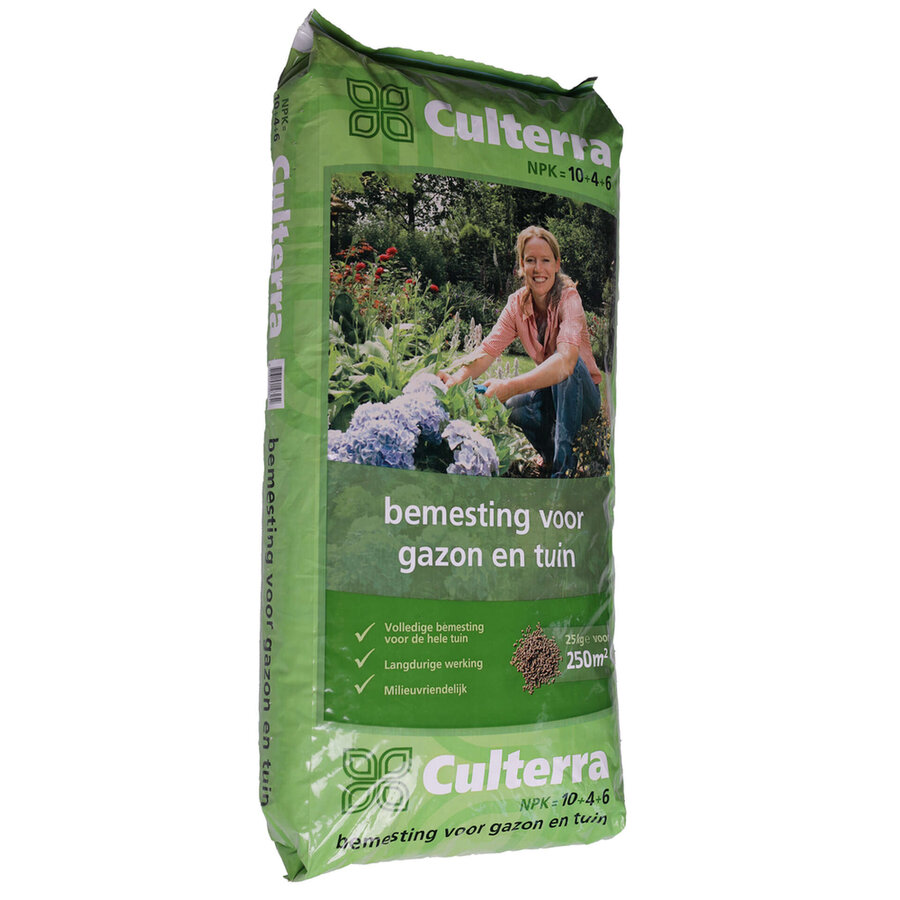 Moestuinmeststof organisch-mineraal voor gazon, moestuin en siertuin