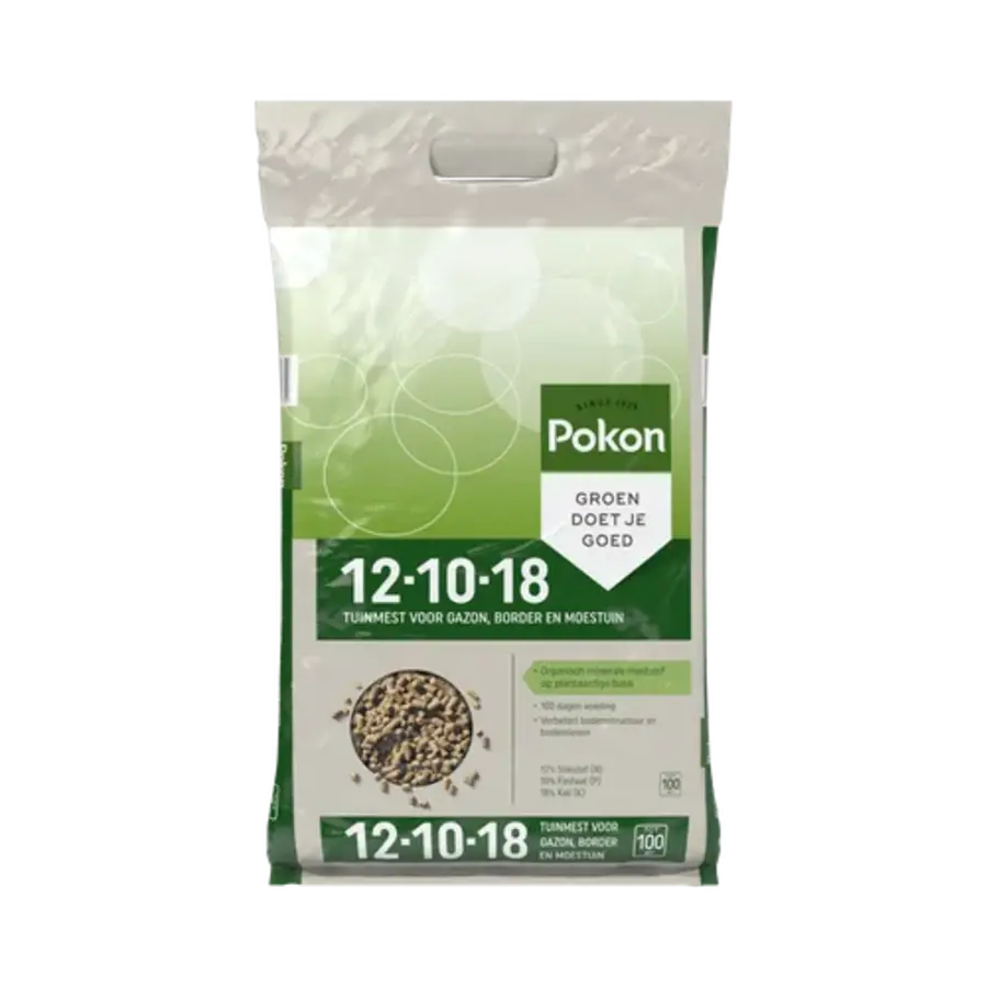 Tuinmest 3,75 kg organisch mineraal voor gazon en tuinplanten