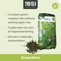 Greentime 2 in 1 gazonmeststof met indirecte moswerking