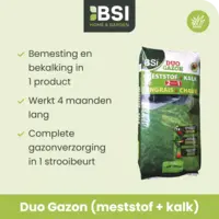 Duo Gazon meststof + kalk 20 kg