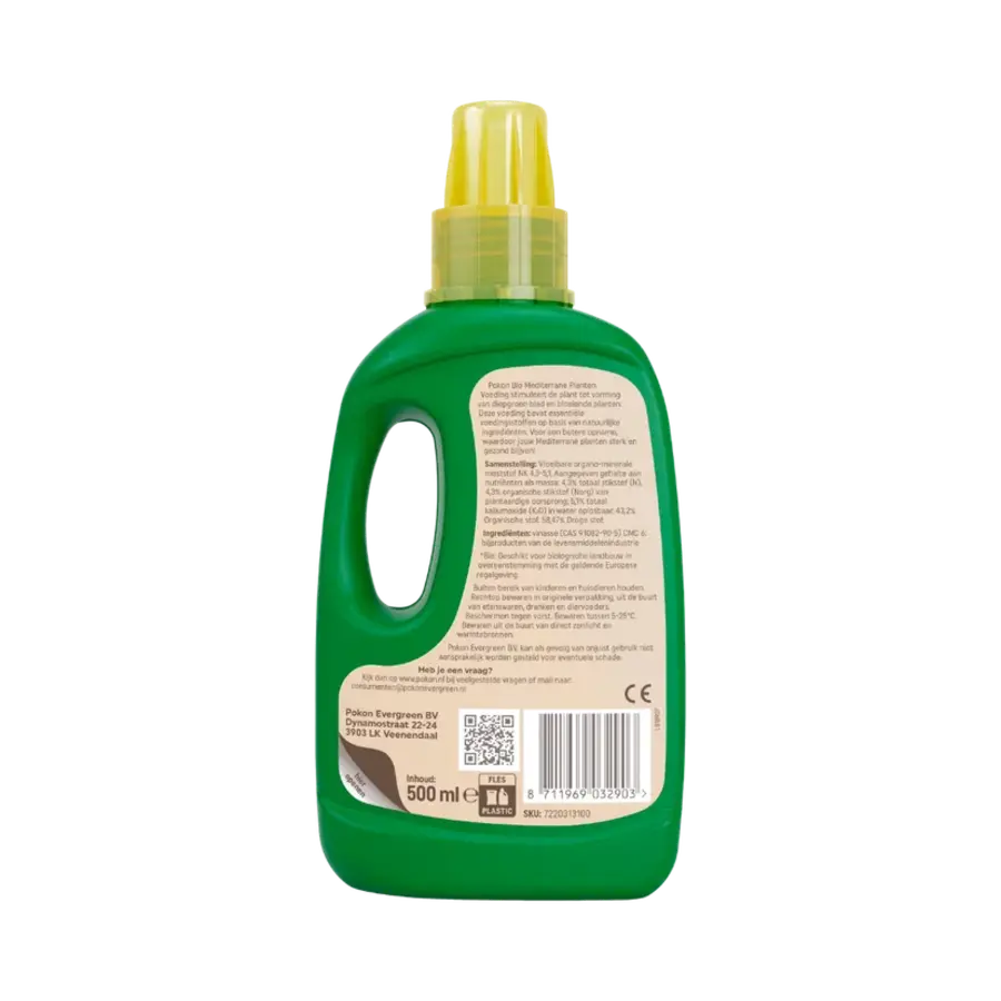 Bio mediterrane plantenvoeding voor sterke groei en bloei