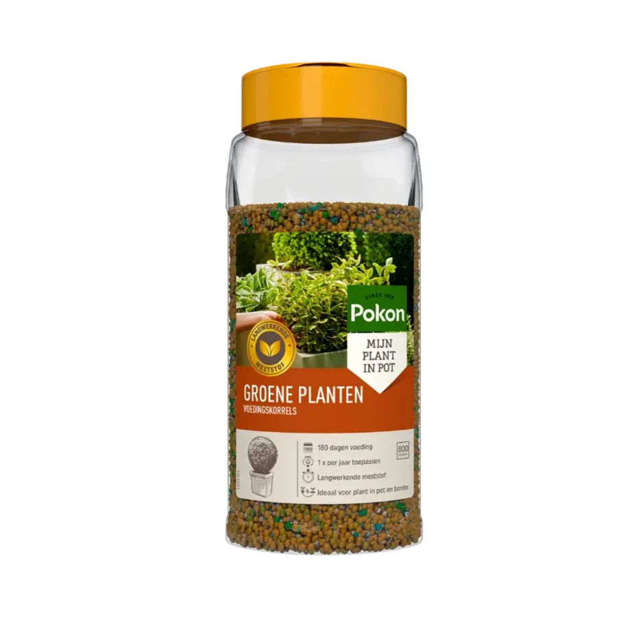 Groene planten voedingskorrels 800 gram | 180 dagen voeding
