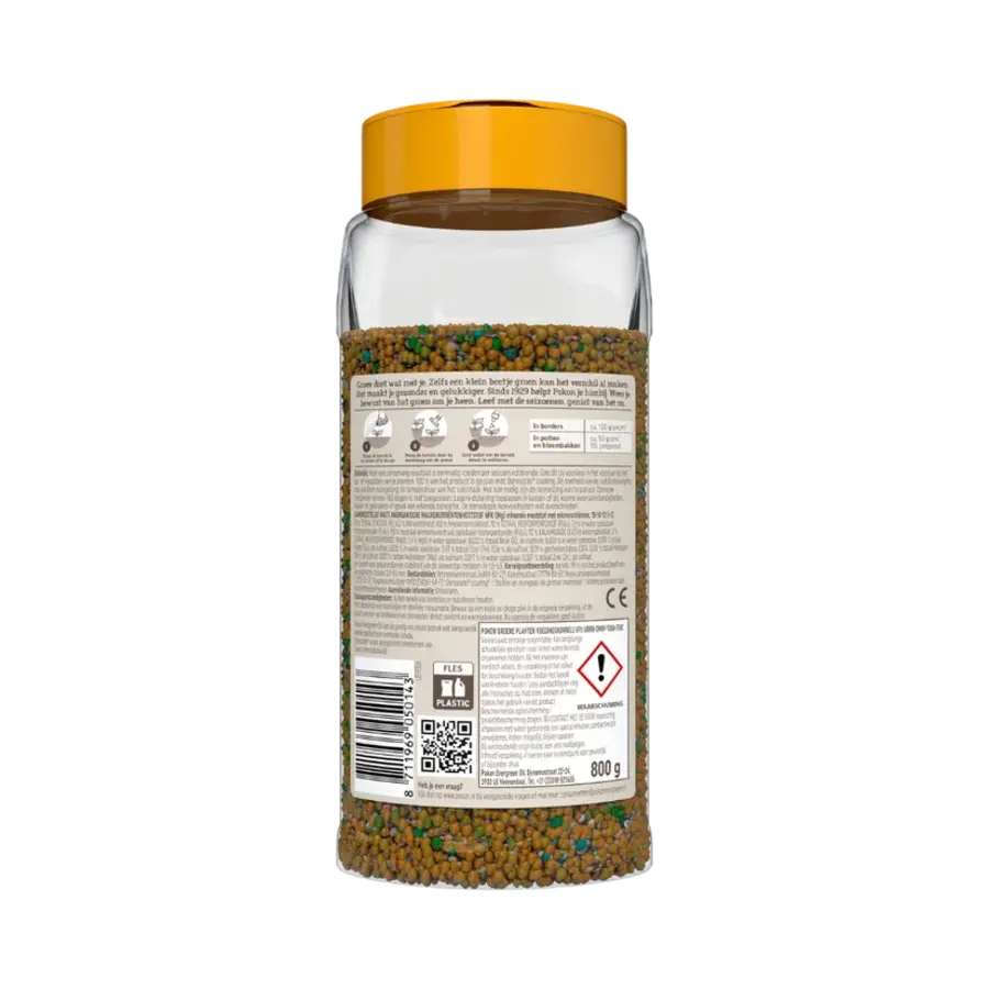 Groene planten voedingskorrels 800 gram | 180 dagen voeding