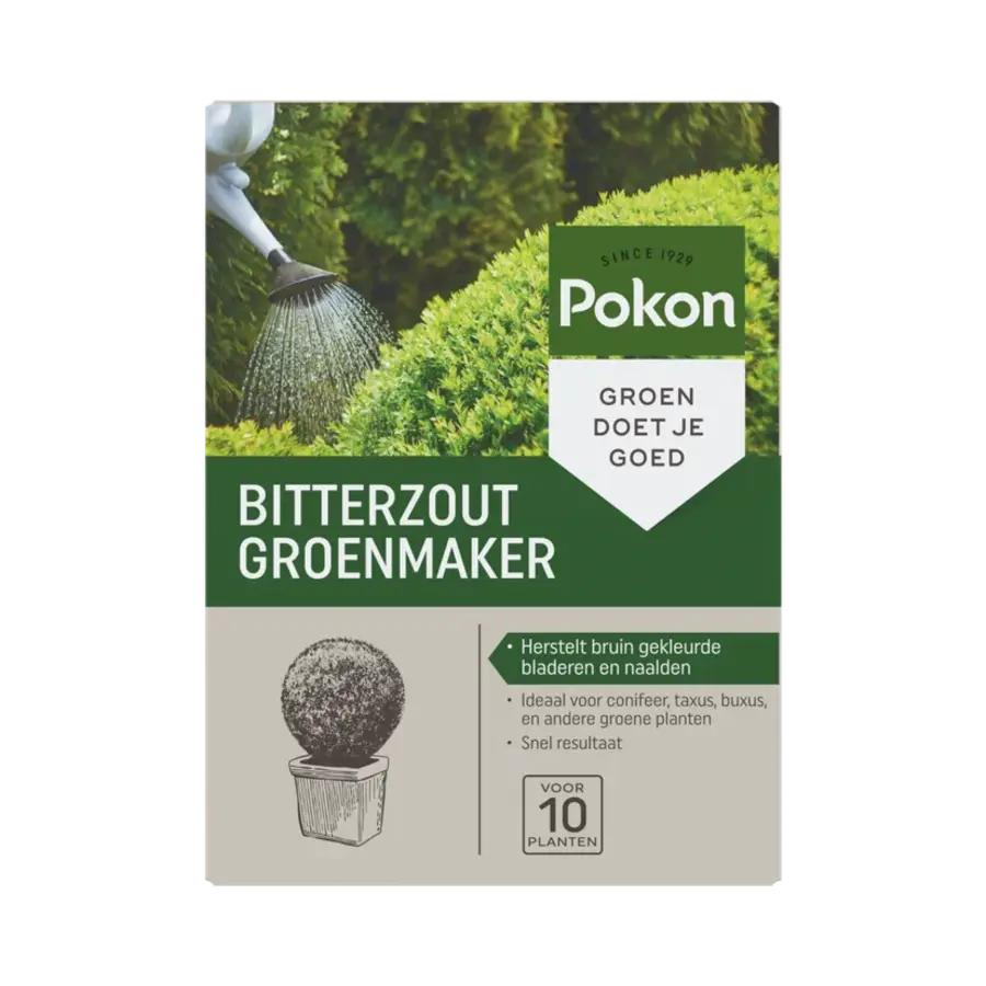 Bitterzout Groenmaker voor buxus en coniferen