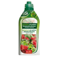 Vloeibare geraniummeststof voor bloeiende planten 1 liter