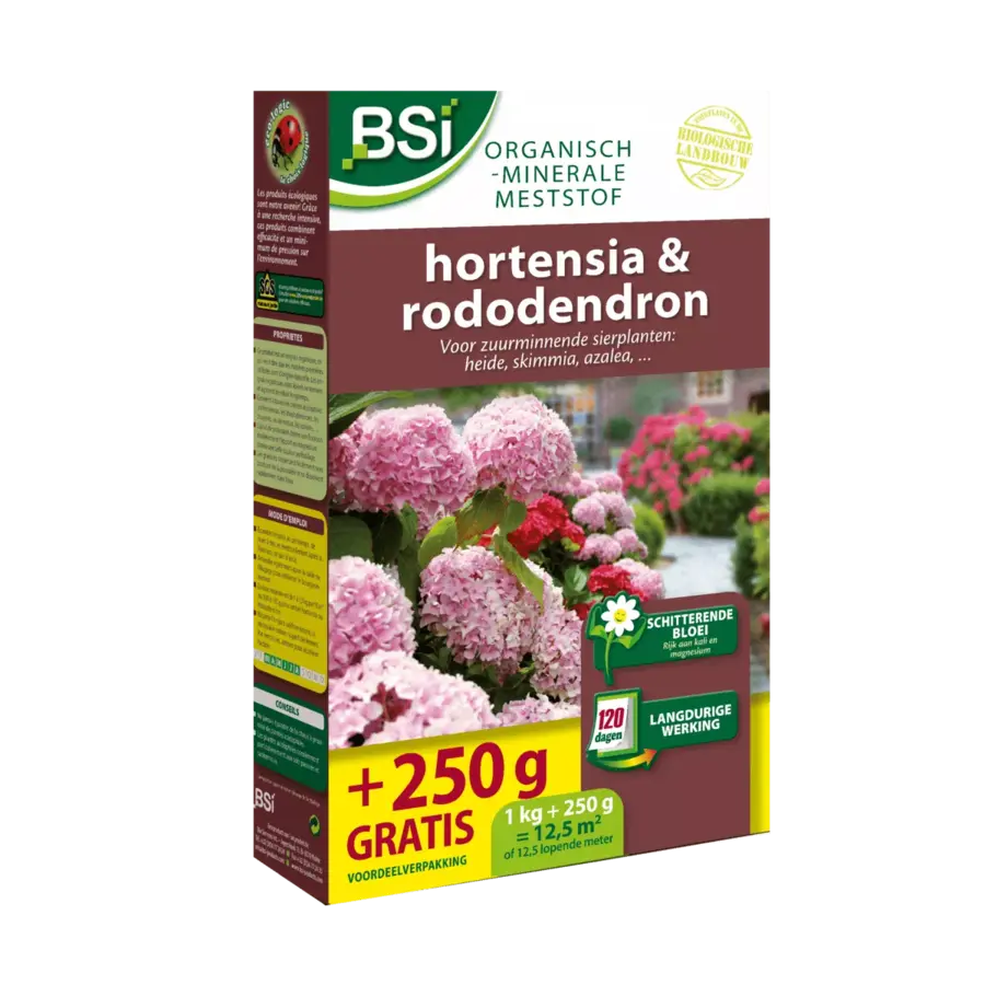 Hortensia en rododendron meststof voor zuurminnende planten 1,25 kg