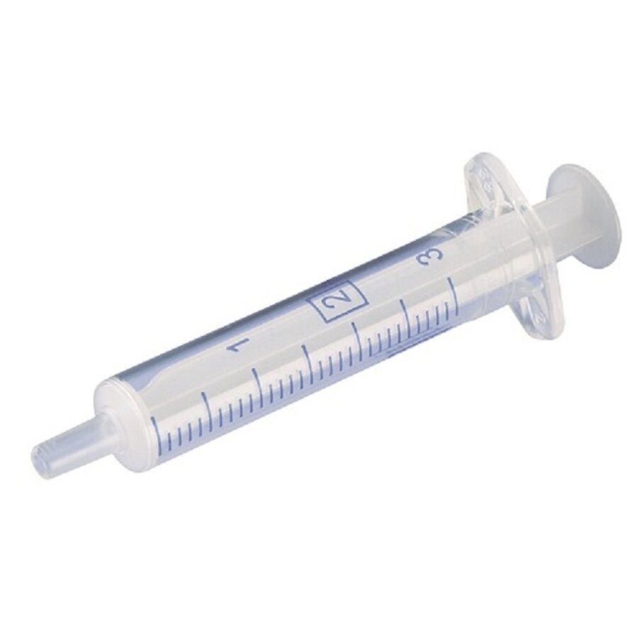 Wegwerp injectiespuit 2 ml met Luer Lock | 2-delig | 100 stuks