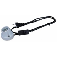 Keramische E27 fitting Pro Socket gebogen voor terrariumlampen tot 160W