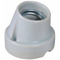 Keramische E27 fitting Pro Socket gebogen voor terrariumlampen tot 160W