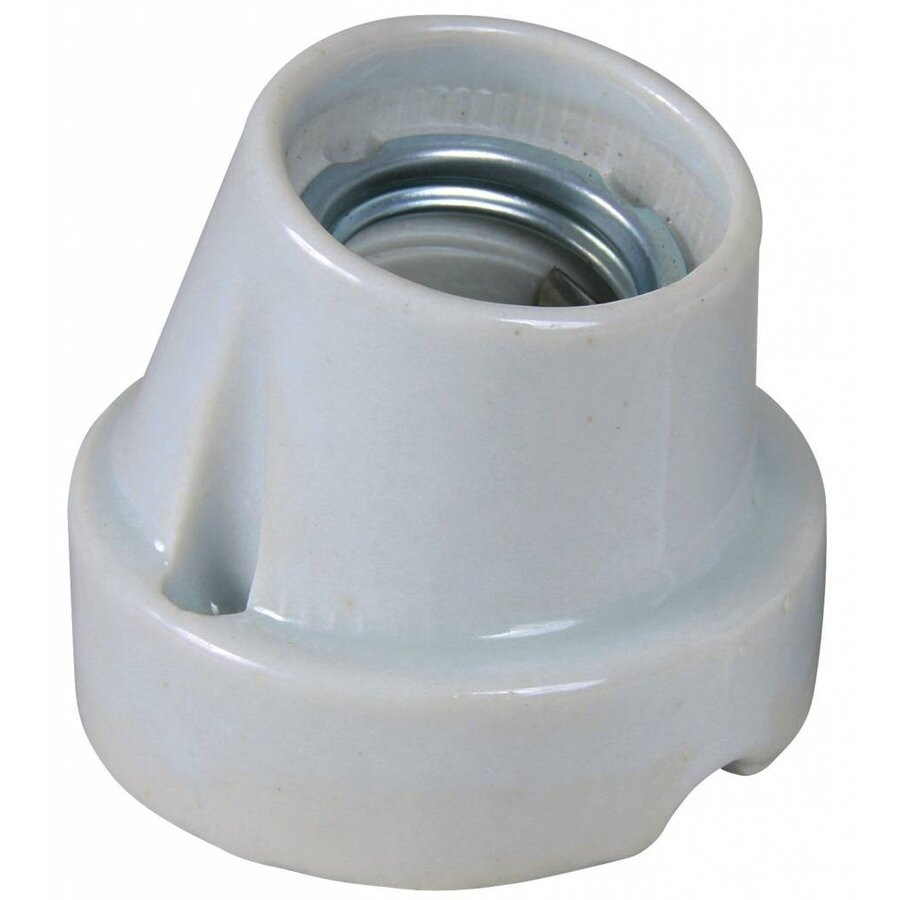 Keramische E27 fitting Pro Socket gebogen voor terrariumlampen tot 160W