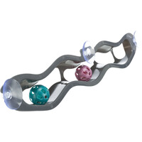 Fix & Catch kattenspeelgoed met zuignappen en ratelballen 45 cm