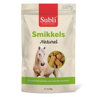 Smikkels naturel paardensnack 1,5 kg met laag suikergehalte