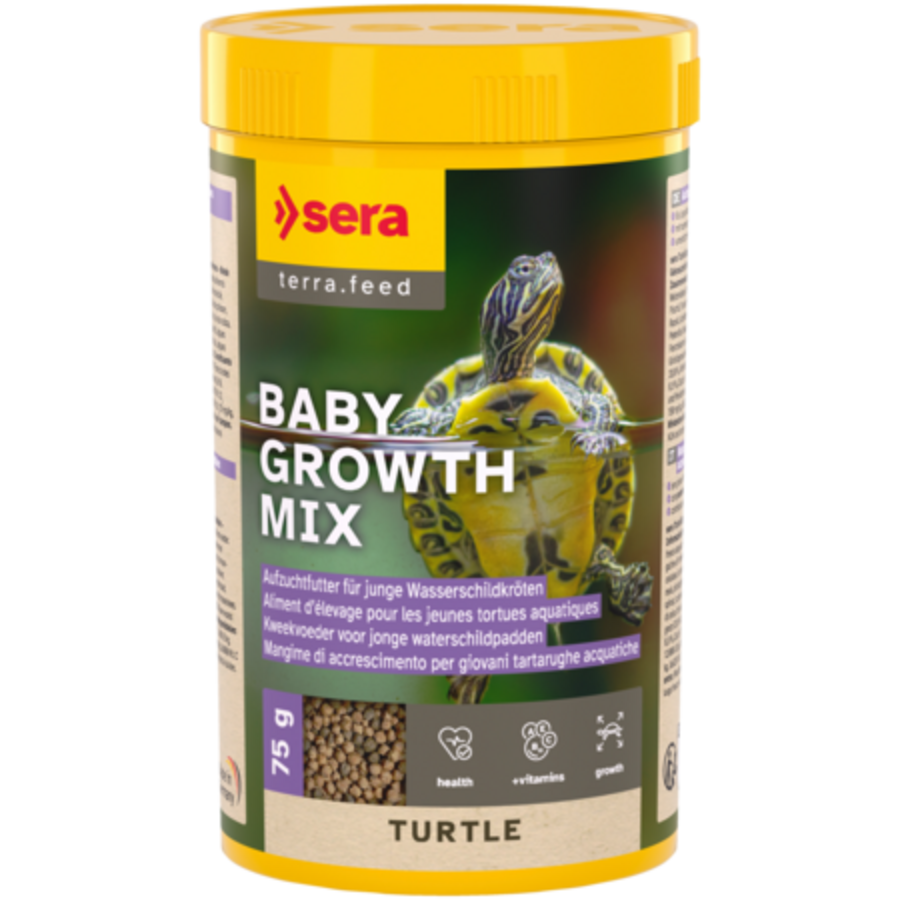 Turtle Baby Growth Mix kweekvoer voor jonge waterschildpadden 100 ml