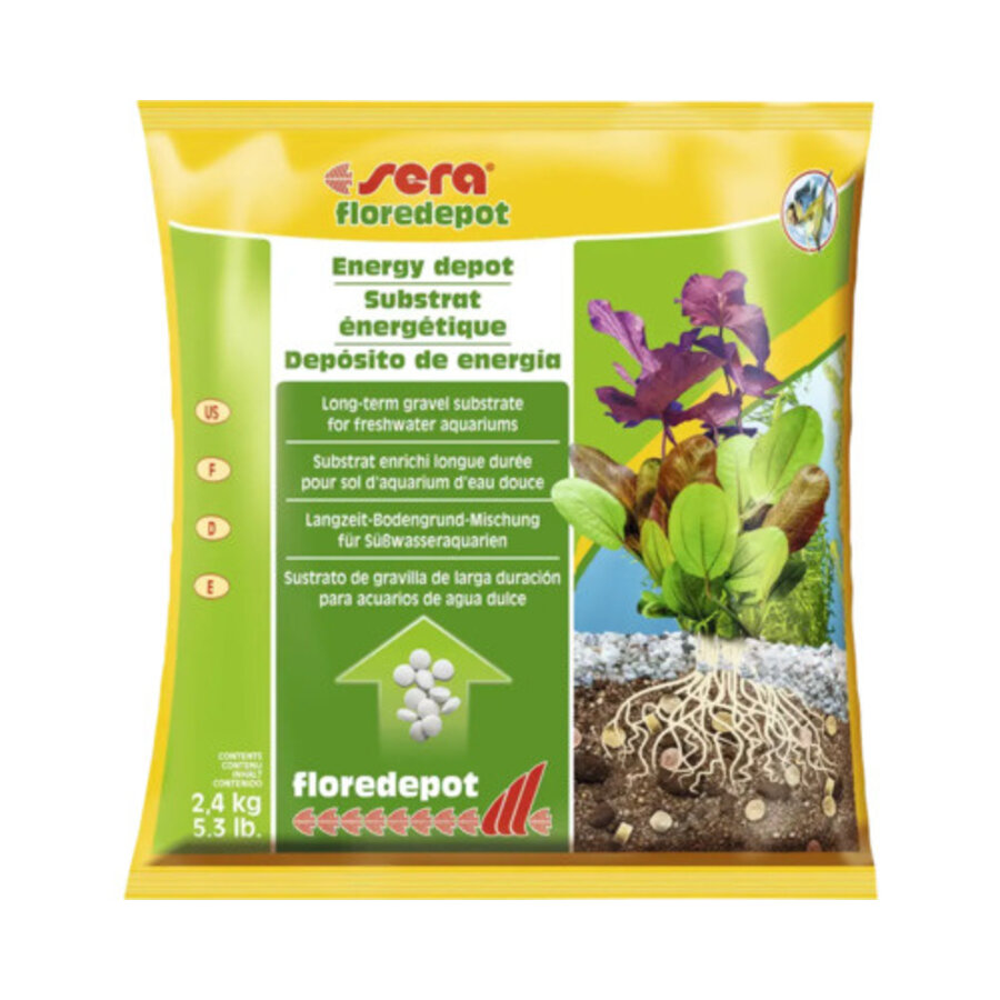 Floredepot voedingsbodem voor aquariumplanten 2,4 kg