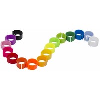 Pluimveering met zipsluiting 20 mm donker groen | 25 stuks