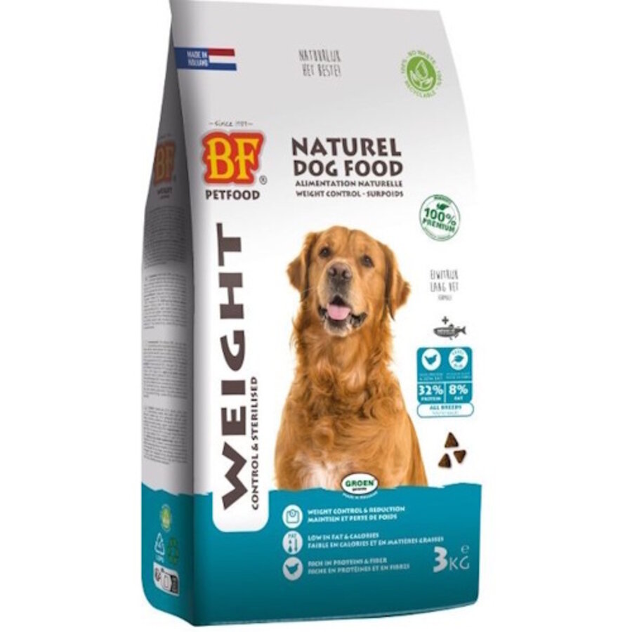 Weight Control hondenvoer voor volwassen honden 3 kg en 12,5 kg