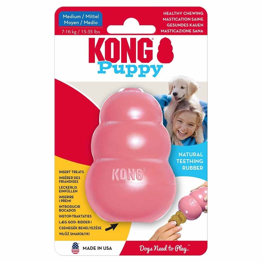 Puppy kauwspeeltje XS van zacht rubber 5,72 cm gemengde kleuren