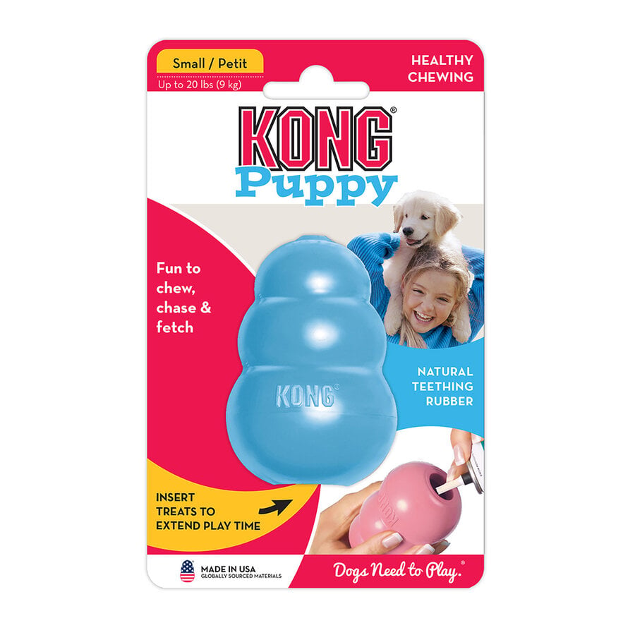 Puppy kauwspeeltje XS van zacht rubber 5,72 cm gemengde kleuren