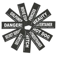 Devil hondentuig patches SmalL | set van 2