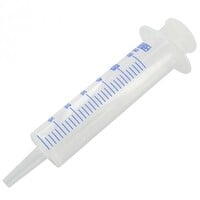Wegwerpspuit met katheter en Luer-aansluiting zonder naald 50 ml