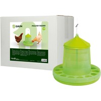 Pluimvee voertoren lime groen voor 12 kg kippenvoer -2DEKANS