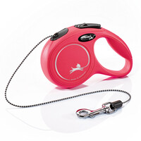 Rollijn Classic Cord XS rood voor kleine honden tot 8 kg | 3 meter