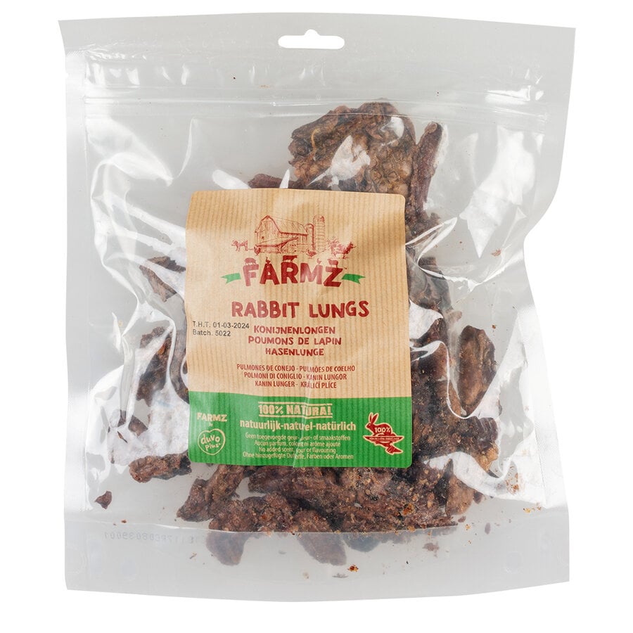 Konijnenlong natuurlijke hondensnack 100 gram