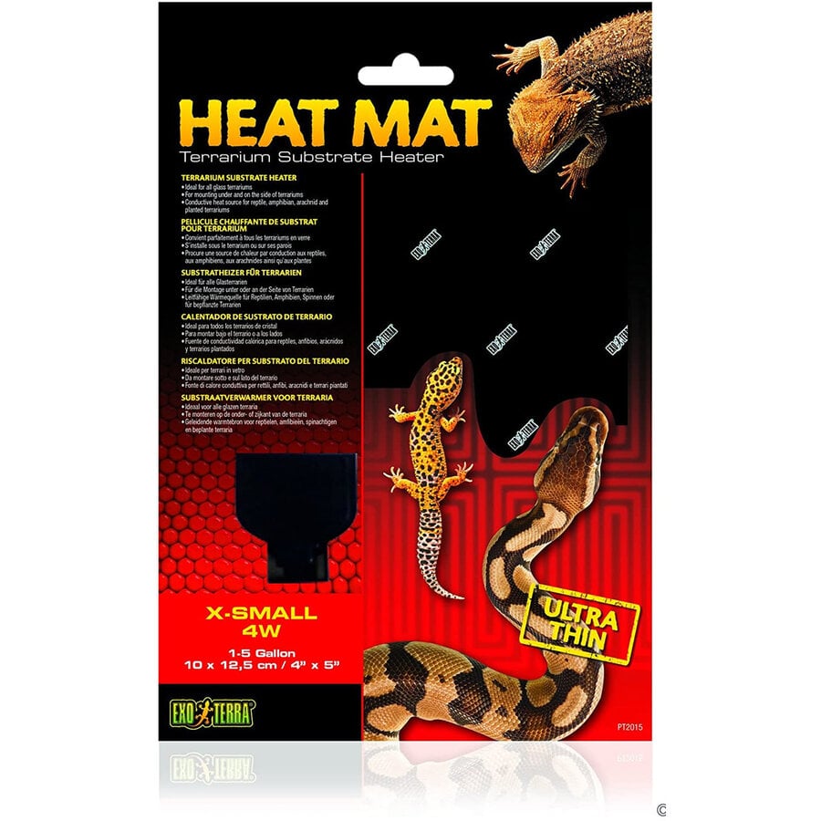 Warmtemat terrarium 4W voor bodemverwarming