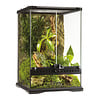 Glazen terrarium met achterwand
