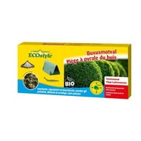 Buxusmotval met trechterval en 2 feromooncapsules voor circa 300 m²