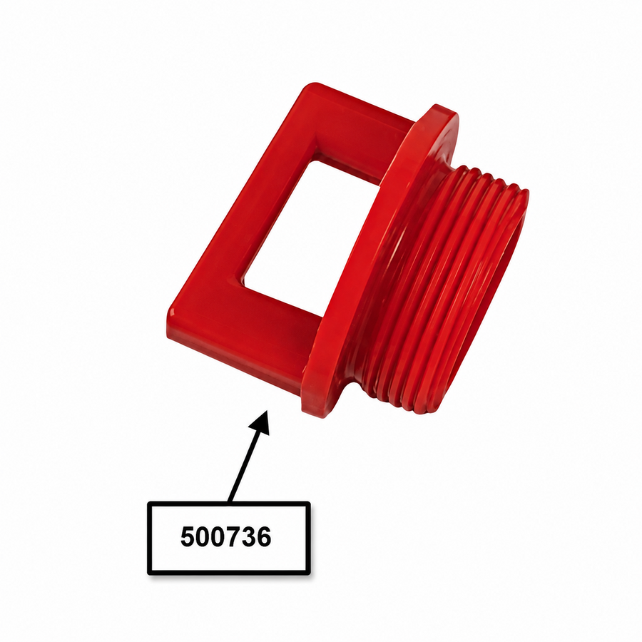 Plastic schroefdop 500/736 voor verzinkt drinkreservoir 30 liter