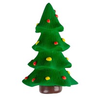 Kerst latex hondenspeeltje krans, kerstboom of snoep 7,5 tot 11 cm