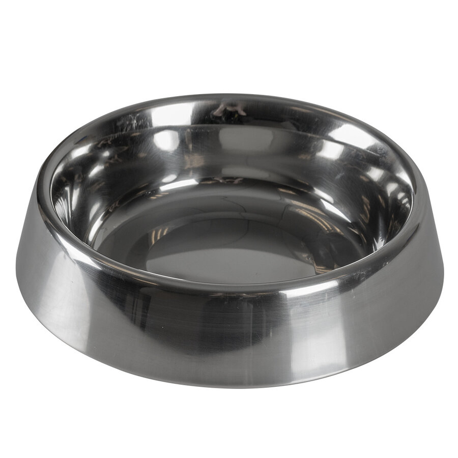 RVS voer- en drinkbak met antislip en anti-mier rand | 220 tot 2900 ml