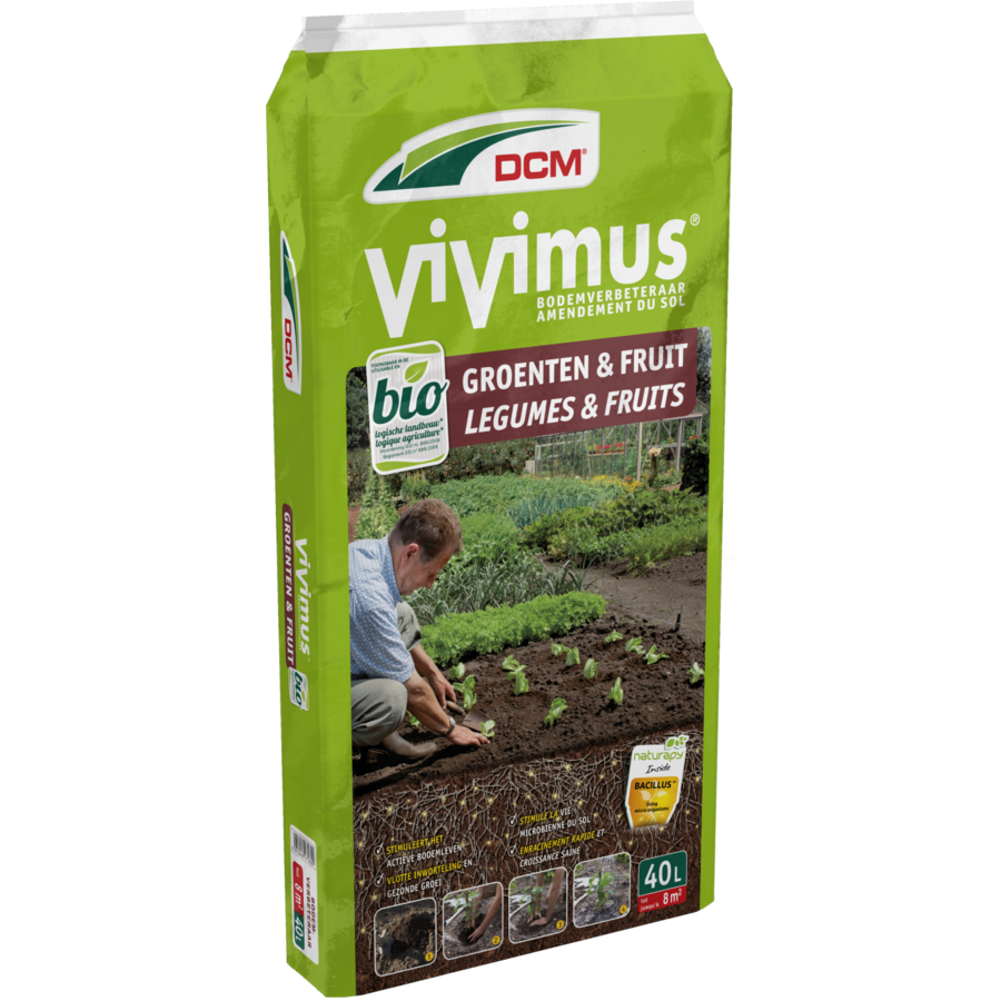 Vivimus bodemverbeteraar voor groenten en fruit 40 liter