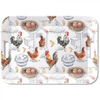 Chicken Farm dienblad van melamine