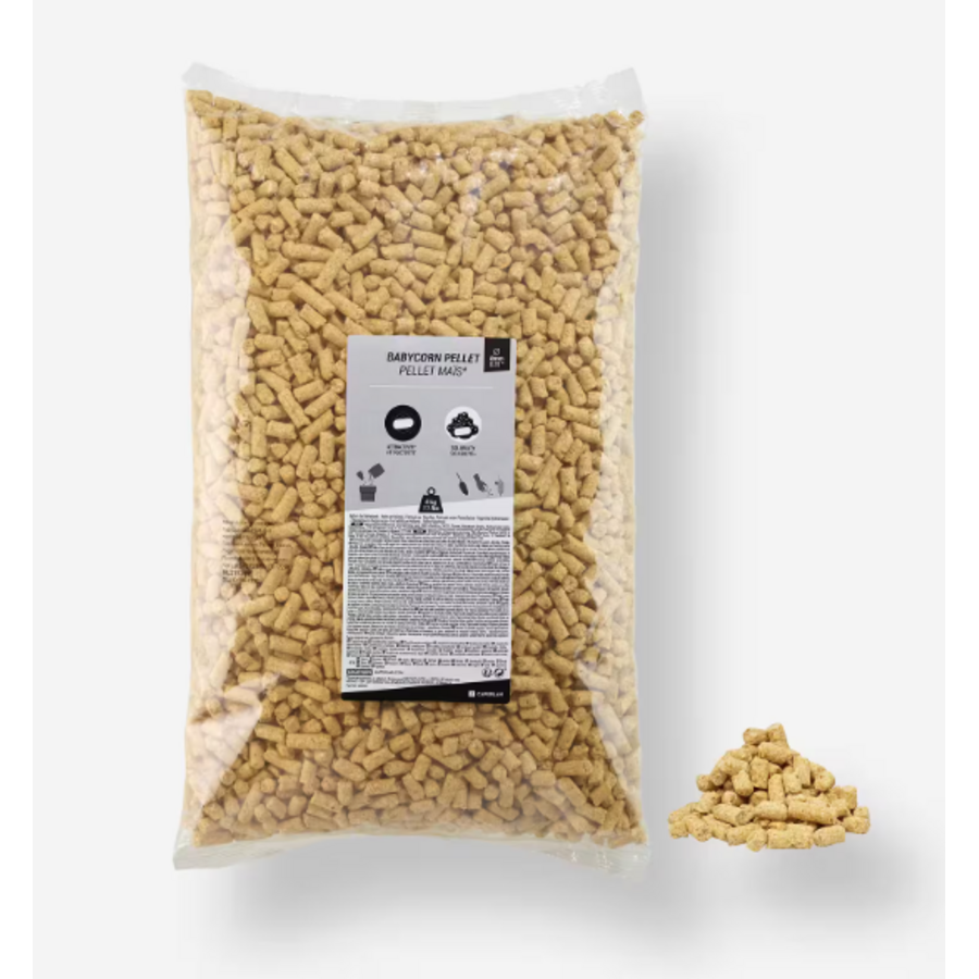 Babymaïs pellets voor karper snel oplosbaar lokvoer  8 mm | 5 kg