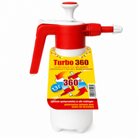 Turbo 360 handdrukspuit 1,3 liter met 360 graden sproeifunctie