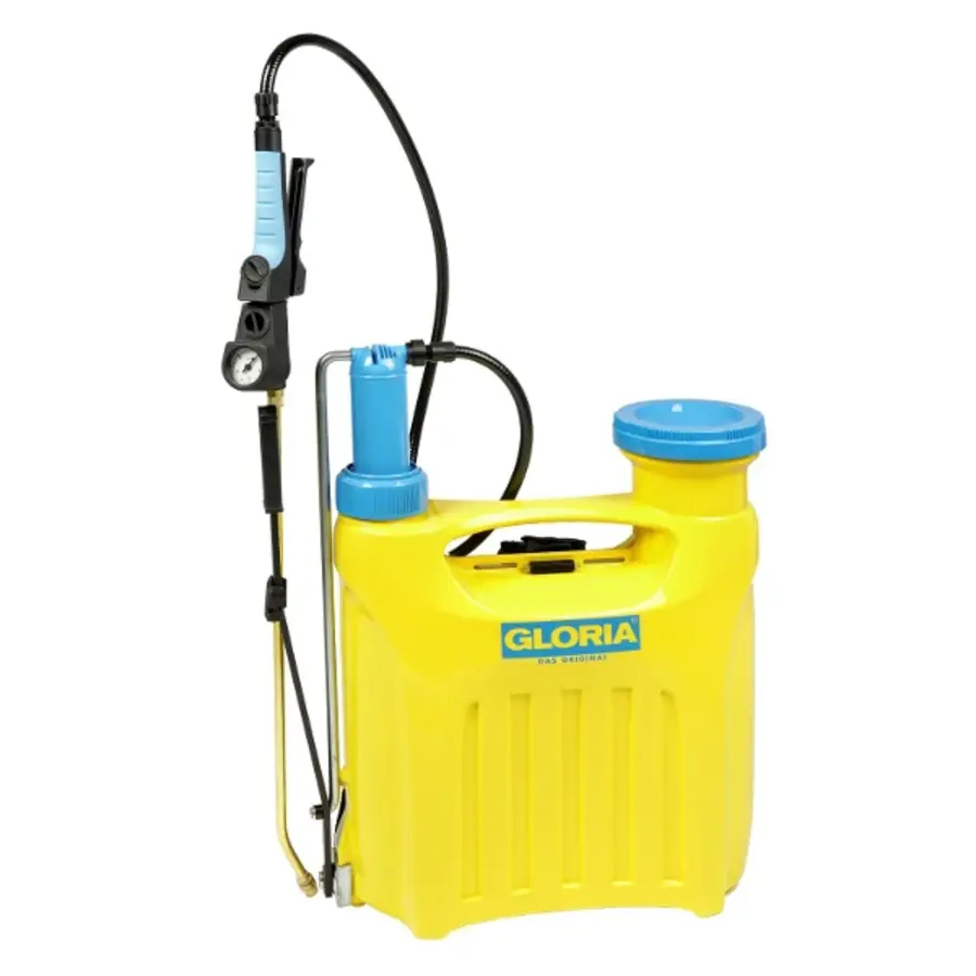 Ergonomische rugspuit Hobby 1200 met manometer 12 liter