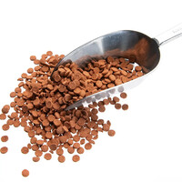 Mini wafers rood 7 mm zinkend kleurvoer voor bodemvissen | 5 kg