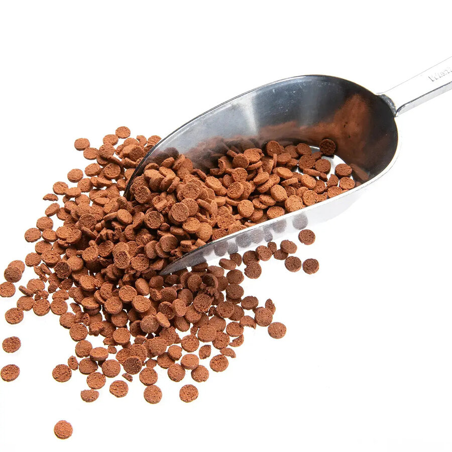 Mini wafers rood 7 mm zinkend kleurvoer voor bodemvissen | 5 kg
