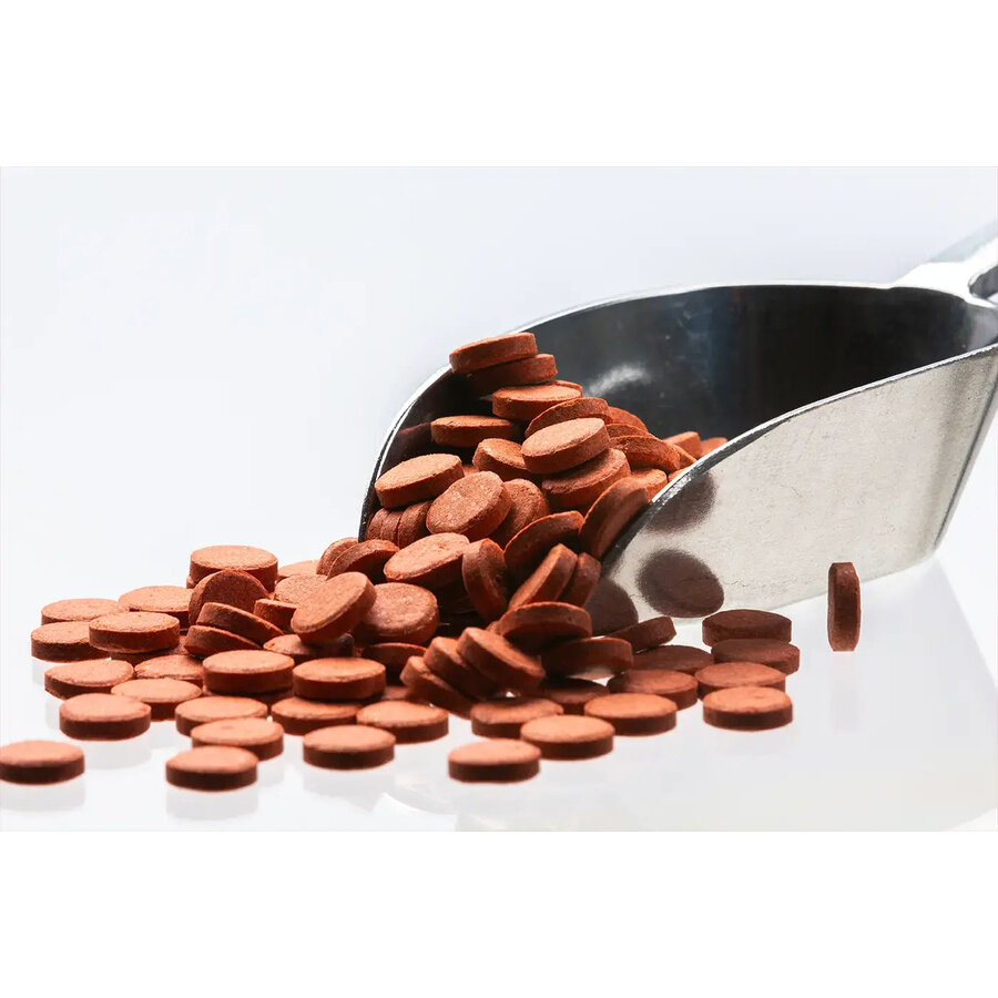 Kleeftabletten rood voor cichliden en levendbarende vissen | 5 kg