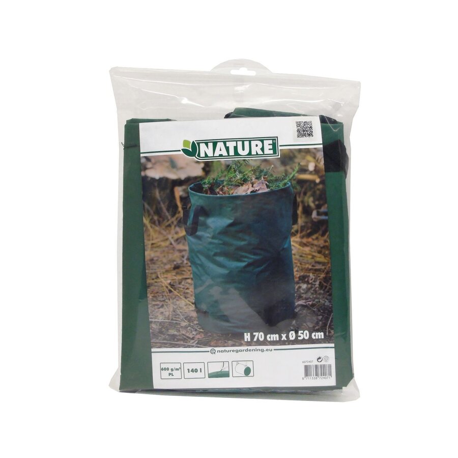 Tuinafvalzak groen 150 liter met 3 handvatten