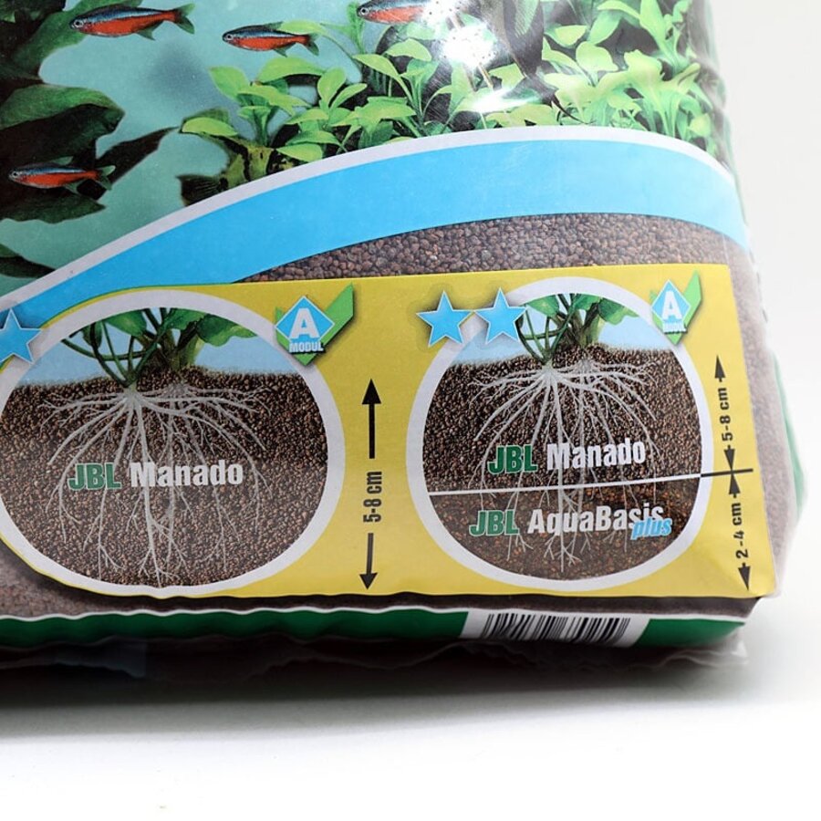 Natuurlijke poreuze aquarium bodemgrond